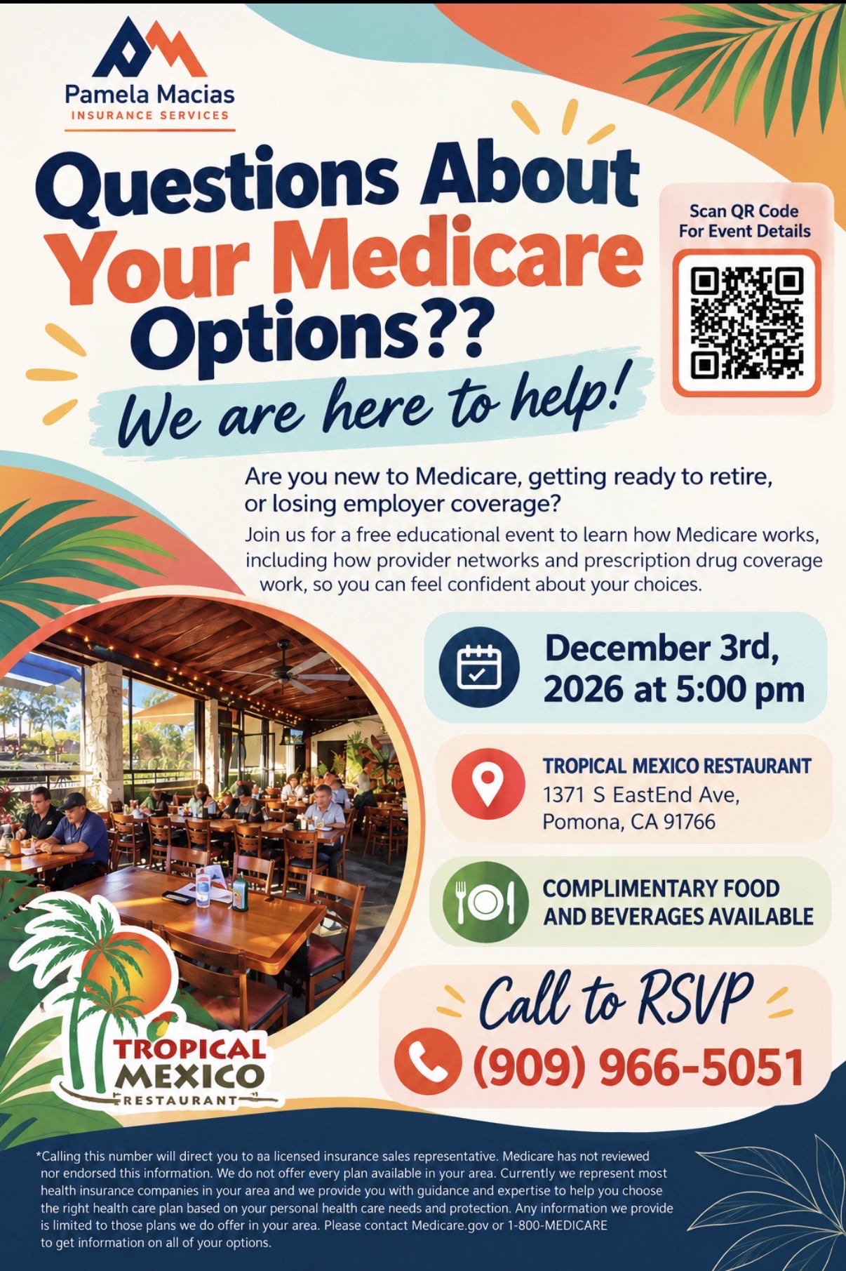 December 3 2026 Tropicl Mexico Resturant